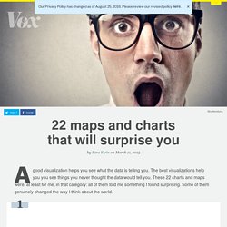 22 maps and charts that will surprise you