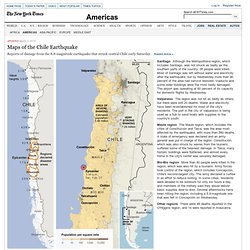Maps of the Chile Earthquake - Map