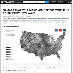 36 maps that will make you see the world in completely new ways