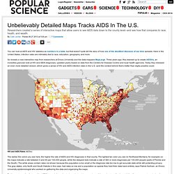 Maps Track AIDS In The U.S.