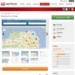 MAPSUPREME - Vantage Google Map Plugin Appthemes Marketplace