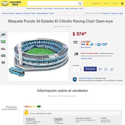 Maqueta Puzzle 3d Estadio El Cilindro Racing Club/ Open-toys - $ 574,99 en Mercado Libre