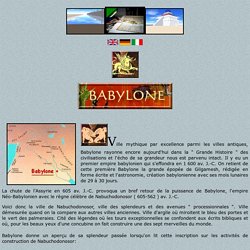 Maquette de Babylone