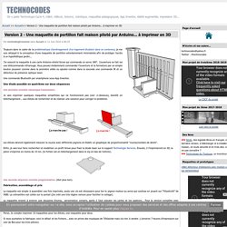 Version 2 - Une maquette de portillon fait maison piloté par Arduino... à imprimer en 3D