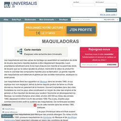 MAQUILADORAS