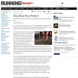 Marathon Pace Perfect