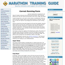 Marathon Running Form