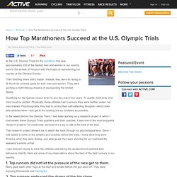 How Top Marathoners Succeed at the U.S. Olympic Trials
