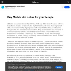 Buy Marble idol online for your temple