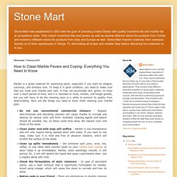 Stone Mart: How to Clean Marble Pavers and Coping: Everything You Need to Know