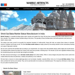 Sai Baba Marble Statue Maker, Suppliers in Jaipur, India