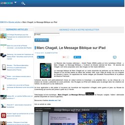 Marc Chagall, Le Message Biblique sur iPad