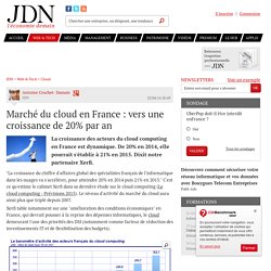 Marché du cloud en France : vers une croissance de 20% par an