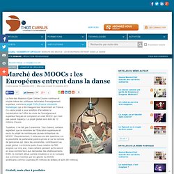 Marché des MOOCs : les Européens entrent dans la danse