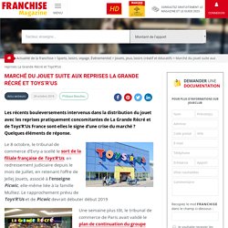 Le marché du jouet, après les reprises de La Grande Récré et de Toys’R’Us