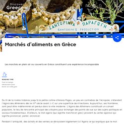 Marchés d’aliments en Grèce