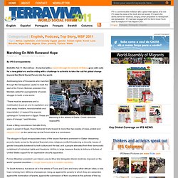  IPS – TerraViva World Social Forum 2011
