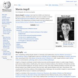Marcia Angell wikipedia