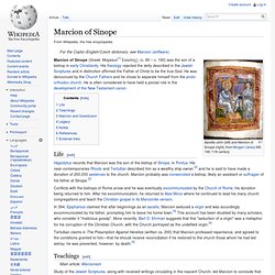 Marcion of Sinope
