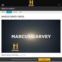 Marcus Garvey: Fast Facts Video - Marcus Garvey