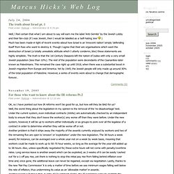 Marcus Hicks' Web Log