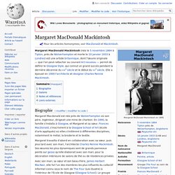 Margaret MacDonald Mackintosh