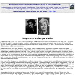 Margaret Schonberger Mahler