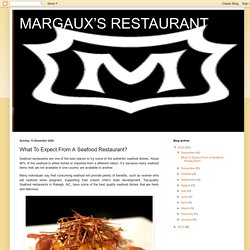 What To Expect From A Seafood Restaurant?