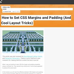 How to Set CSS Margins and Padding (And Cool Layout Tricks) — SitePoint