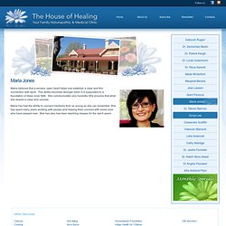 House Of Healing : Maria Jones