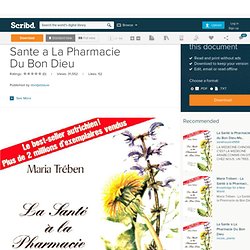 Maria Treben - La Sante a La Pharmacie Du Bon Dieu