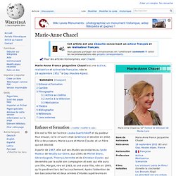 Marie-Anne Chazel