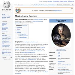 Marie-Jeanne Boucher