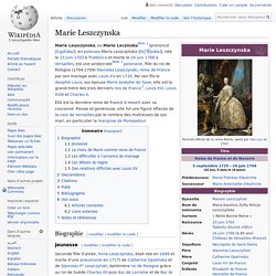 Marie Leszczynska