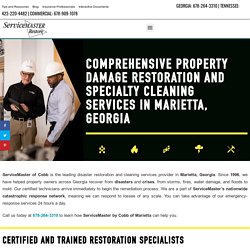 Marietta, GA Property Damage Restoration and Cleaning Services