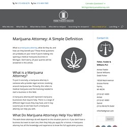 Marijuana Attorney: An Easy Definition
