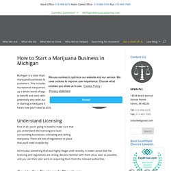 How to Start a Marijuana Business in Michigan