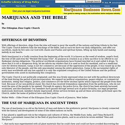 Marijuana and the Bible by The Ethiopian Zion Coptic Church