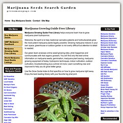 Marijuana Growing Guide Free Library