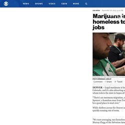 Marijuana industry draws homeless to Colorado for jobs