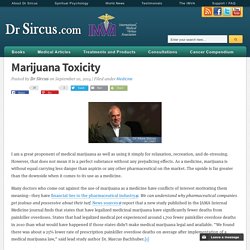 Marijuana Toxicity