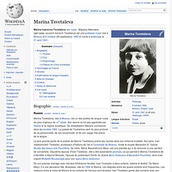 Marina Tsvetaïeva