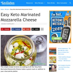 Easy Keto Marinated Mozzarella Cheese – My Keto Kitchen