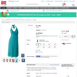 La robe aigue-marine acheter online