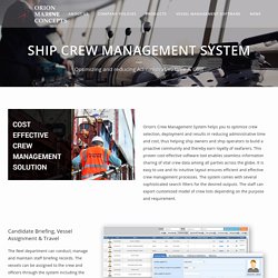 Ship Crew Management System