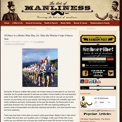 Take the Marine Corps Fitness Test