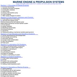 MARINE ENGINE SYSTEMS