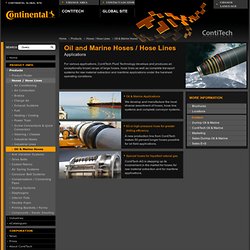 Oil and Marine Hoses / Hose Lines – ContiTech AG