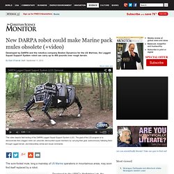 New DARPA robot could make Marine pack mules obsolete (+video)