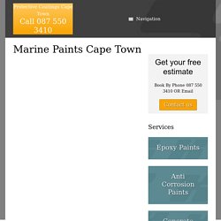 Marine Paints Cape Town - Protective Coatings Cape Town